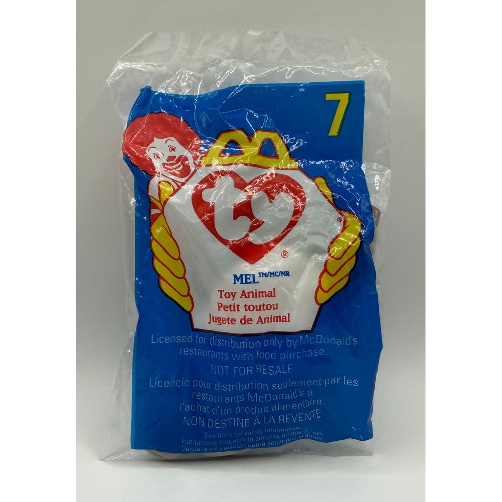Ty Teenie Beanie Baby Melβ the Koala #7 1998 McDonalds Happy Meal NIB